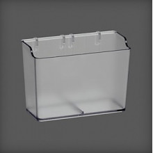 Container din plastic transparent 112x60x80, mm