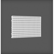 Перфорированная панель 598x15x382 мм, белый