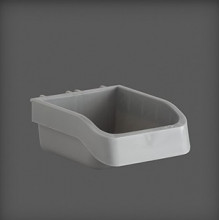 Ящик из пластика для аксессуаров 110x146x57 мм, серый